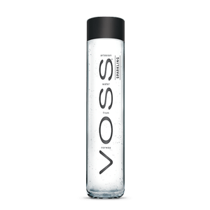Agua Mineral Carbonatada Vidrio Voss