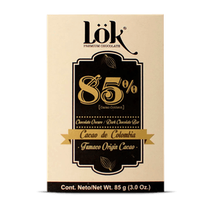 Chocolate Lok 85% Origen Colombia 85gr