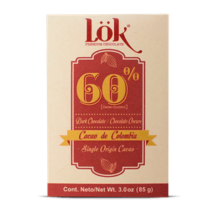 Chocolate Lok 60% Origen Colombia 85gr