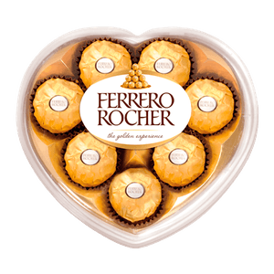 Chocolate Ferrero Rocher Corazón X8 Unidades