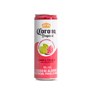 Corona Tropical Limón Toronja Lata X1