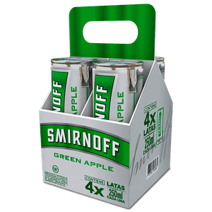 Smirnoff Ice Green Apple X4