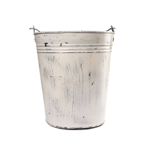 Balde mediano blanco para vinos y licores