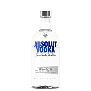 Vodka Absolut Blue Media Botella