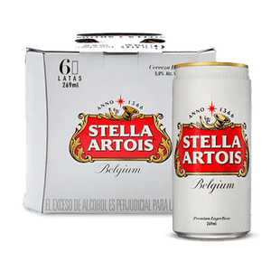 Cerveza Stella Artois Lata X6