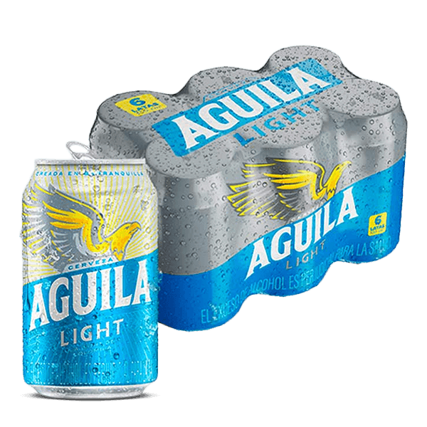 Cerveza Aguila Ligth Lata x6