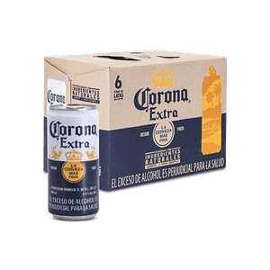 Cerveza Corona Extra Lata 269ml X6