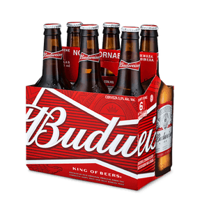 Cerveza Budweiser Botella Six Pack