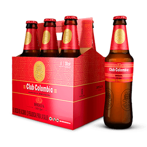 Cerveza Club Colombia Roja Botella Six Pack