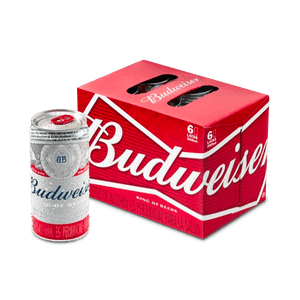 Cerveza Budweiser Lata X6