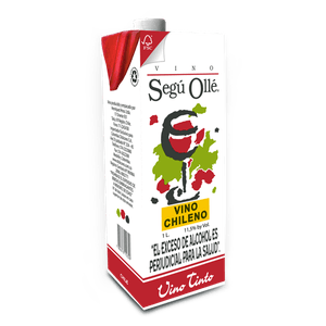 Vino Tinto Segú Ollé Tetra Pack Variedad Uvas