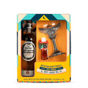 Jose Cuervo Tradicional 750 ml + Tajin 45g + Copa Margarita