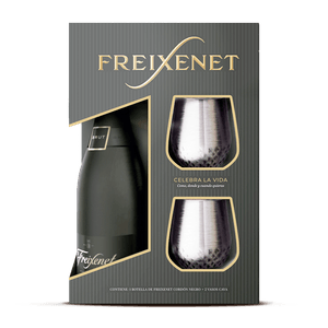Freixenet Cordon Negro 750 ml + 2 Copas Mule