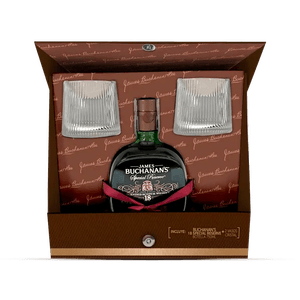 Whisky Buchanans 18 años + 2 Vasos