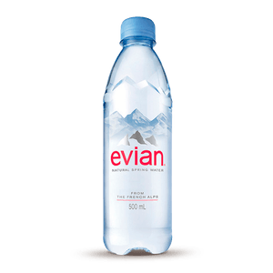 Agua mineral Evian 500ml pet