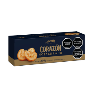Corazon Hojaldrado 130 Gr Fortin Gourmet