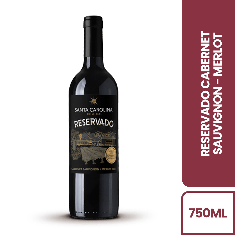 Santa Carolina Cabernet Sauvignon / Merl Vino Tinto Santa Carolina