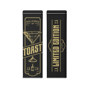 Estuche metálico negro para destilados