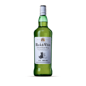 Whisky Black And White Blended Litro