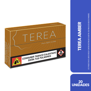 Cajetilla Terea Amber x 20