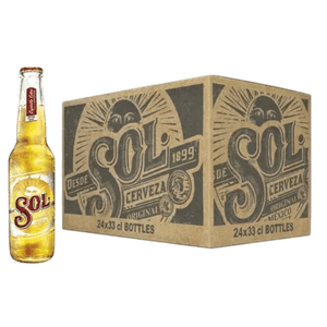 Cerveza Sol Botella No retorn Caja X24