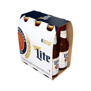 Cerveza Miller Lite Botella No Retorn X6
