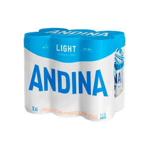 Cerveza Andina Light Lata X6