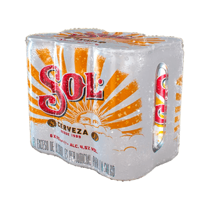 Cerveza Sol Lata X6