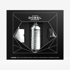 Tequila Maestro Dobel Mas Set de Vaso y Licorera