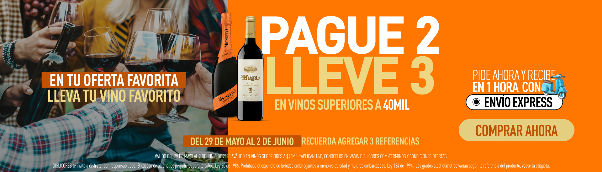 3X2 VINOS SUP 40 